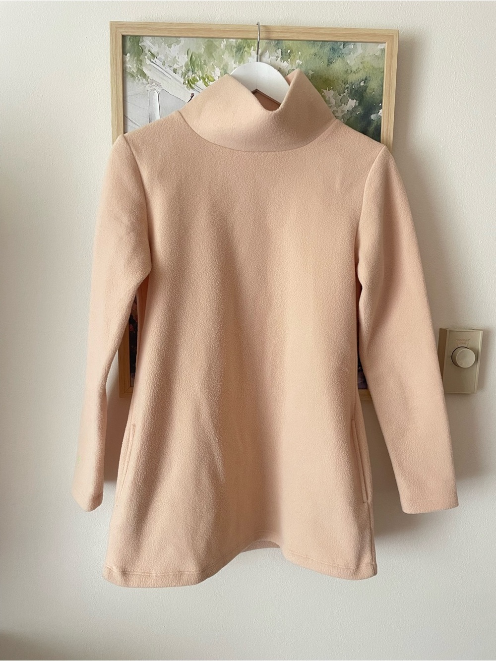 Dudley Stephens Natural Blush Cobble Hill Vello Fleece Tunic Pullover Small - Picture 4 of 8